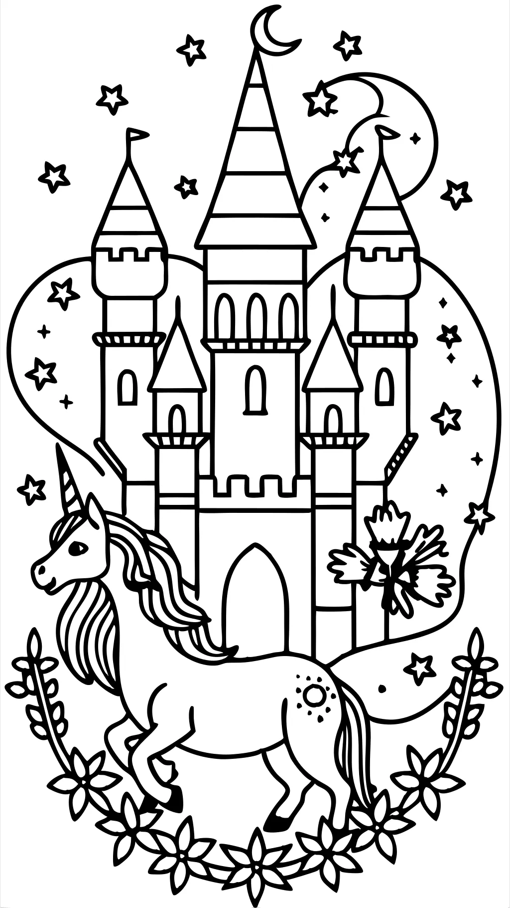 fantasy coloring pages